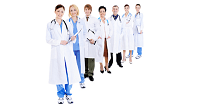 artsen in een rij